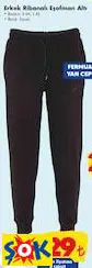 SLAZENGER ERKEK RİBANALI EŞOFMAN ALTI
